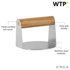 VINGA Paso Smash Burgerpresse, braun, XDV4220213