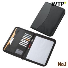 A4 Conference Folder Panama, black, EG101103