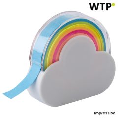 ABS memo tape dispenser Francesco, white, 8285-002999999