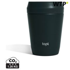 Topl recikliran jekleni tumbler za na pot s patentiranim 360 pokrovčkom 235ml, XDRBTGS8-93BEB31B