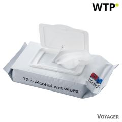 Alcohol wipes, 50 pcs, white, V6984-02