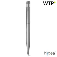 ALEXA, Ballpoint pen with stainless steel body (53% rSS) and clip, silver, 91779-127