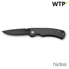 ALICK, Pocket knife in stainless steel and metal, black, 94035-103