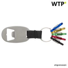 Aluminium 2-in-1 key holder Courtney, silver, 8586-032999999