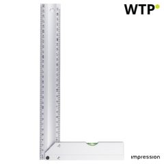 Aluminium set square Camila, argento, 1350408-032999999