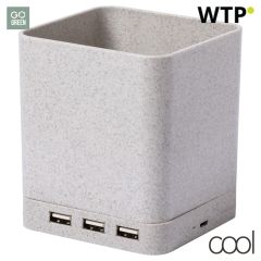 Ampdesk, multifunkcionalni nosilec za svinčnike, beige, AP721851-00