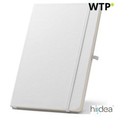 ANNE SUB, bilježnica A5 od recikliranog poliestera (100% rPET) 300D, savršena za sublimacijsku personalizaciju, bijela, 93653-106