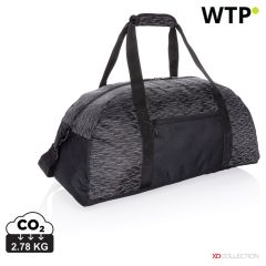 AWARE RPET Reflective weekend bag, black, XDP707.081