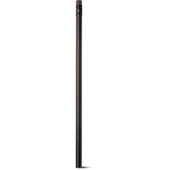 Wooden black pencil with eraser, black, B11155