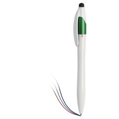 3 Colors touch screen plastic ballpoint pen, B11202