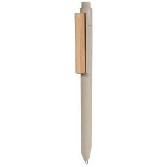 Ballpoint pen with NFC tag (144 bytes) in bamboo fiber and ABS, natural, B11252