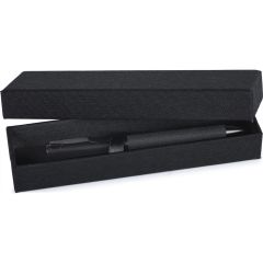RPET Kugelschreiber in Geschenkbox, Schwarz, B11277