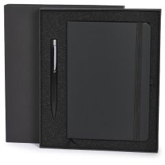 Writing set with ball pen with 16GB flash memory, black, B11809
