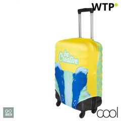 BagSave L, custom RPET luggage cover, white, AP715010