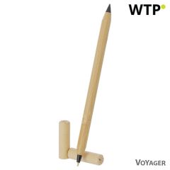 Ball pen 2 in 1, infinity pencil, brown, VA627-17