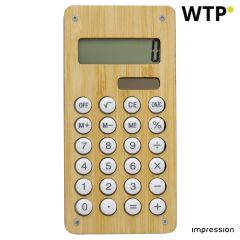 Bamboo calculator Thomas, beige, 710931-823999999