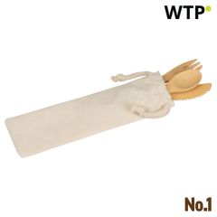 Bamboo Cutlery Set Bonneville, beige, EG258513