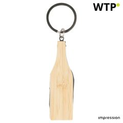 Bamboo multitool keychain Inaya, rjava, 1349510-011999999