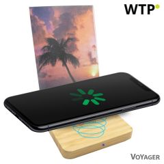 Bamboo bežični punjač 10W, okvir za fotografije | Finneas, mješoviti, V0176-00