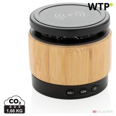 Bamboo wireless charger speaker, brown, XDP329.179