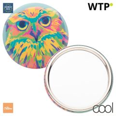 BeautyBadge, specchio tascabile, silver, AP718221