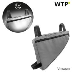 Borsa per bicicletta | Danyell, grigio, V0017-19