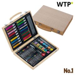 Big Wooden Painting Set Maxi, brown, EG113401
