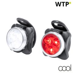 Bilux, set di luci per bicicletta ricaricabili, black, AP733553-10