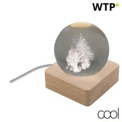 Borealis, Weihnachtslichtkugel, transparent, AP800199