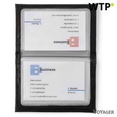 Business card holder, black, V4460-03