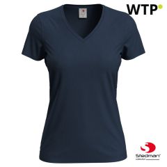 Maglietta donna classica-T a collo a V, EGST2700