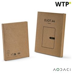 Eliot A4 Folder rCotton. 64 FSC sheet notepad and rPU closure, AFD003