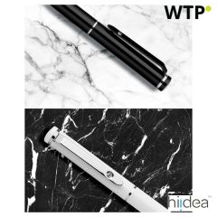 CALIOPE SET, Roller pen and ball pen set in metal, black, 81199-103