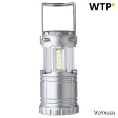 Camping light with COB light, lantern, silver, V9760-32