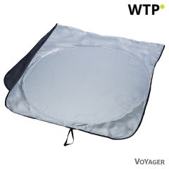 Auto-Sonnenblende, faltbar, Silber, V9975-32