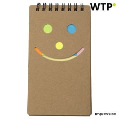 Cardboard sticky note set Kim, brown, 5351-011999999