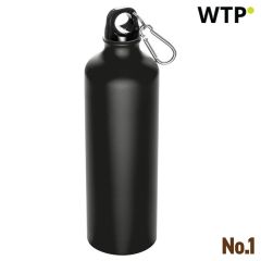 Metalna steklenica za vodo s karabinerjem Brno 800 ml, EG0194