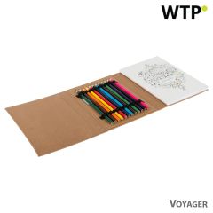 Barvna knjiga za odrasle, barvni svinčniki, mešana, V7344-00