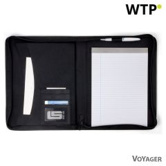 Conference folder approx. A4 with notebook, black, V2547-03