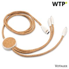 Korkov polnilni kabel BRIGHT | Brent, mešana, V0048-00