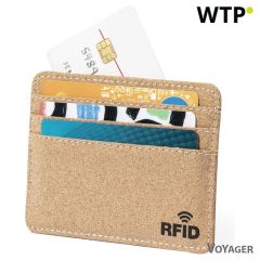 Cork credit card holder, RFID protection, mixed, V1106-00