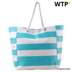 Cotton beach bag Luzia, light blue, 7857-018999999