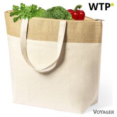 Baumwoll-Kühltasche, Beige, V8258-20