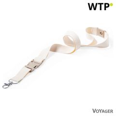 Cotton lanyard with safety catch, mixed, V0230-00