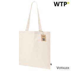 Cotton shopping bag, beige, VA320-20