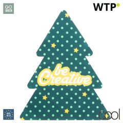 CreaClean Xmas, custom Christmas glasses cloth, white, AP716793