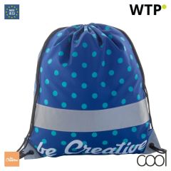 CreaDraw Reflect, individuelle reflektierende Zugbeutel, silver, AP716417-10