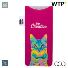 CreaFelt Sun, custom RPET sunglasses case, white, AP716579