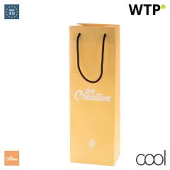 CreaShop W, custom made paper shopping bag, wine, white, AP718104