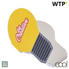 CreaStick Bulb, custom sticky notepad, white, AP715028